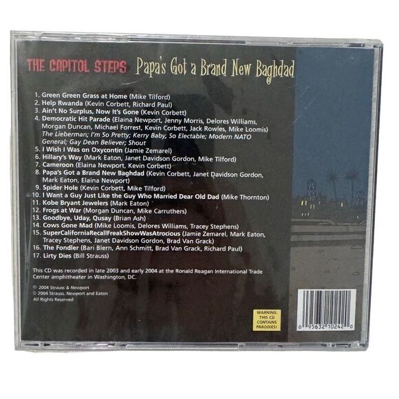 Papa's Got a Brand New Baghdad The Capitol Steps CD, 2004 Sealed / New - Picture 2 of 3